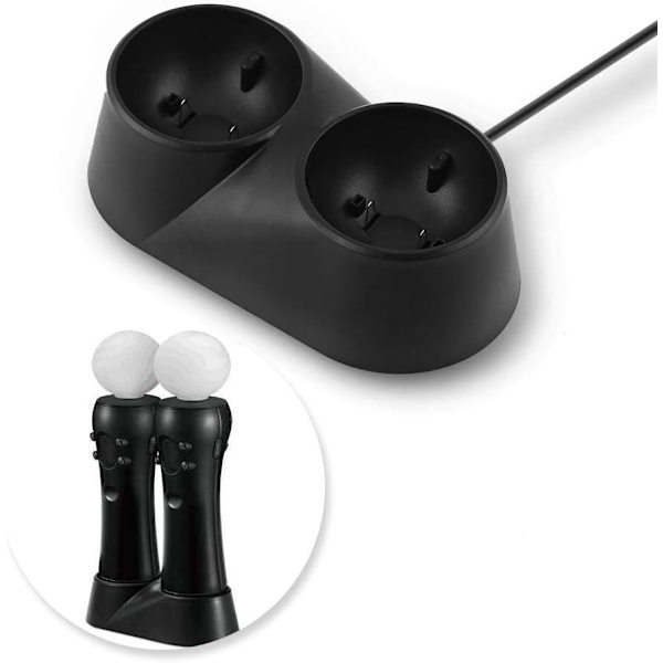 USB-laddningsdocka för två PS4 VR-kontroller