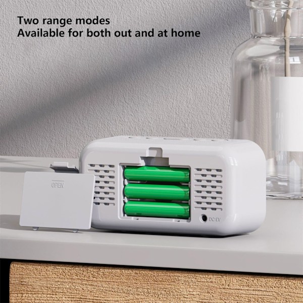 Digital Väckarklocka, Liten LED Digital Väckarklocka för Sovrum Sängbord, LED Elektronisk Väckarklocka Spegelklocka Stud