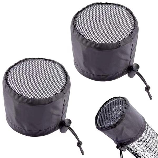 2 st Växthus Tält Avgas Slangskydd Ventilation Filter Skydd Damm