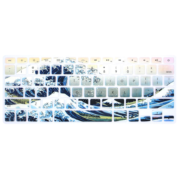 Funut Silikon tangentbordsskydd för MacBook Air 13 tum A1466 A1369