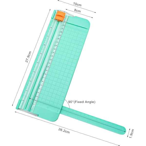 1 piece(Green)Paper Cutter A5, Paper Trimmer Portable