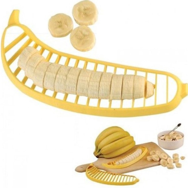 1 stk. bananaskærer bananslicer frugtskærer banan banan