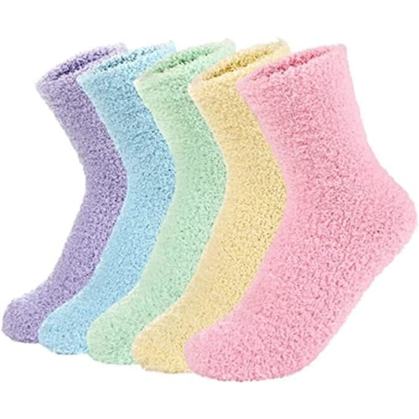 Syksy ja talvi plus kokoiset naisten sukat korallifleece-sukat,