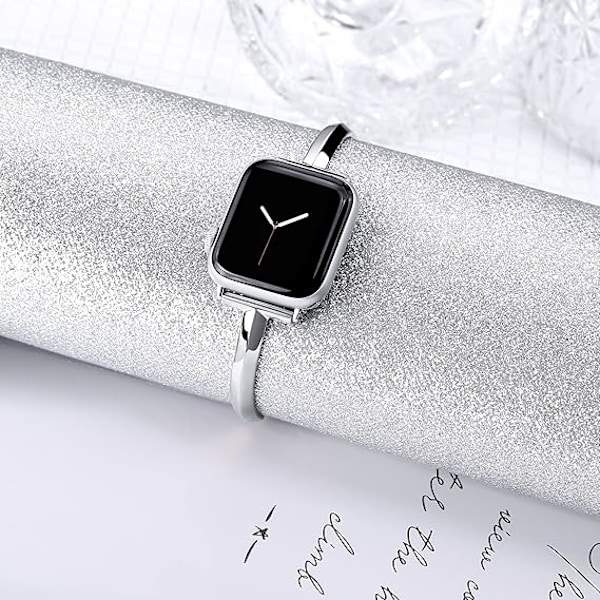 Rustfri stålrem (sølv) kompatibel med Apple Watch
