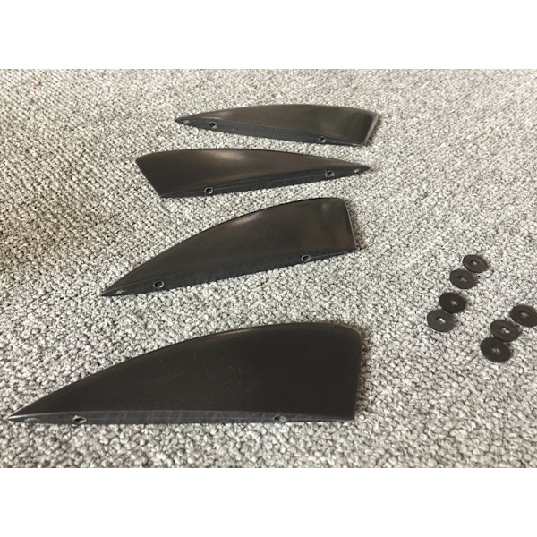 4-delt Surf Kiteboard Hale-rorsett Split Rudder Waveboard