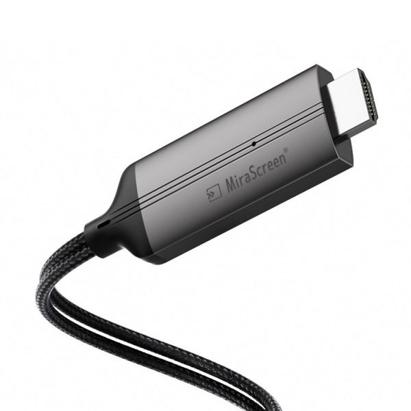 Lightning till HDMI-kabeladapter kompatibel med iPhone iPad, App