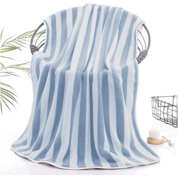 Mikrofiber Badehåndklæde, Stribet Badehåndklæde, Højabsorberende