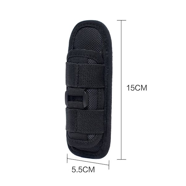 Taktiskt Sport Ficklampafodral - Multifunktionell Ficklampa Midjeholster