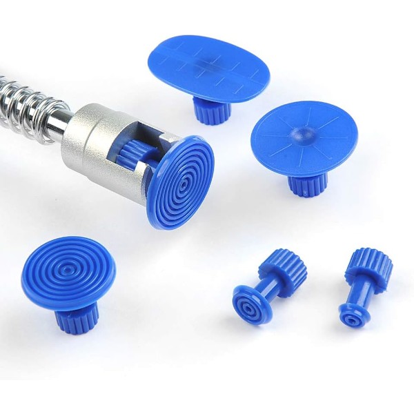 19 st Slide Hammer Dent Repair Kit, Husvagnsbula Reparation, Paintless Dent Repair Bil Paintless Dent Repair Verktyg T Typ Bula Dragare, Slide Hammer Bar