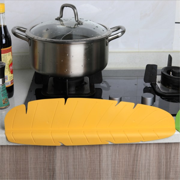 1 Piece Banana Leaf kitchen water barrier sink countertop water