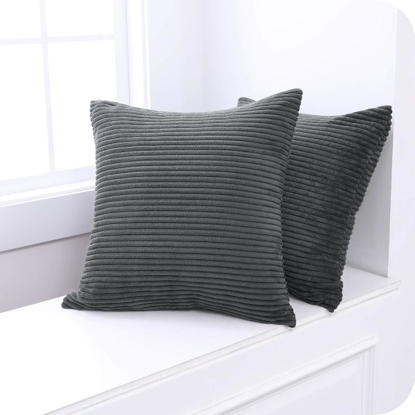 Piece Corduroy Pillow Cover Set