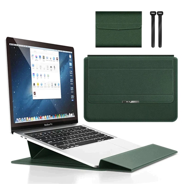 Salg 13-14 tommer Universell Multifunksjonell Dataveske Laptopstativ Laptop Liner Veske Bærbar Datamaskin Stativ L