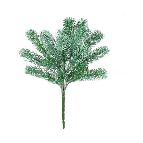 Kunstige fyrretræspicks 4 stk. Kunstige planter Små fyrretræspicks Juletræspynt Kunstige fyrregrene Grønne