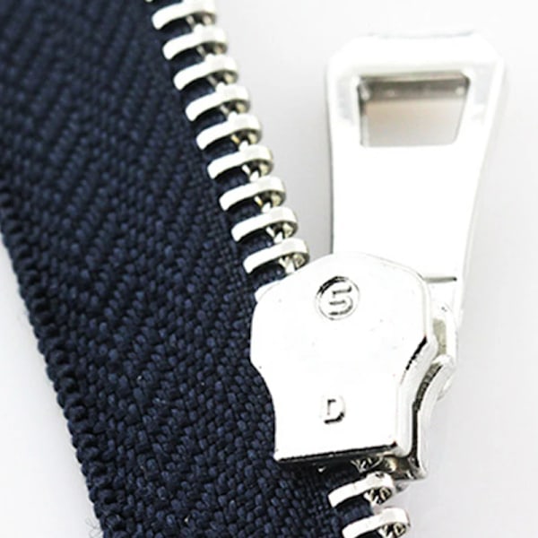6-pack Högkvalitativ 5# Metall Dragkedja 65cm Självlåsande Metall