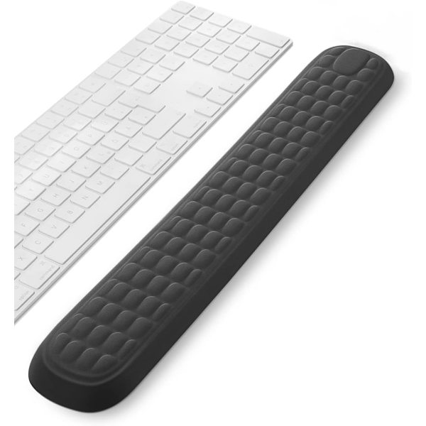 Et tastatur håndledsstøtte fyldt med memory foam håndledsstøtte,