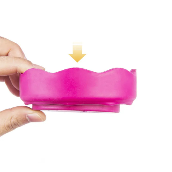 1 stycke (lila röd) Bärbar Mini Vikbar Vattenhink Penna