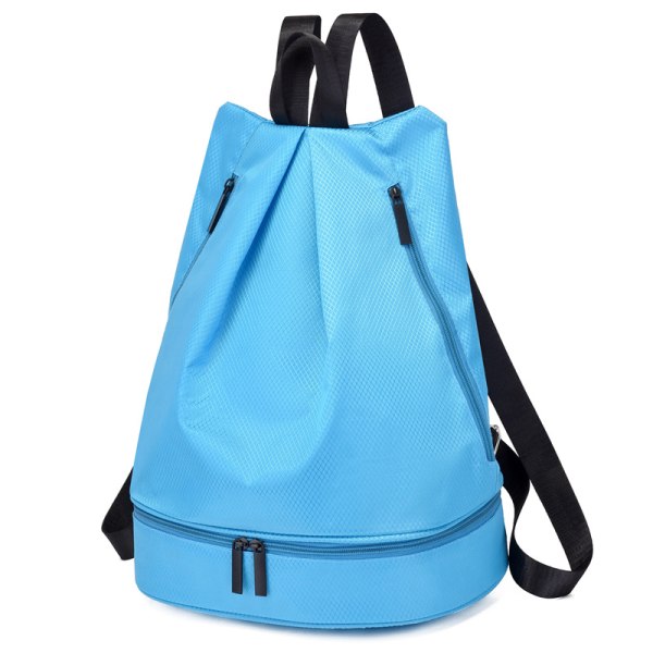 Multifunctional double-back dry and wet separation backpack (sky