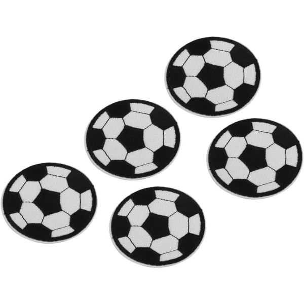 10 stk. 7,3 cm fotballbroderte lapper tilbehør DIY