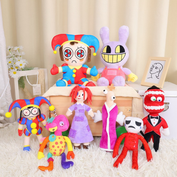 Den fantastiska Digital Circus Plush Zooble Plushies-leksaken för TV-fans