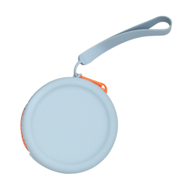 Pyöreä käsilaukku - Mini kätevä vetoketjullinen silikoninen kolikkopussi