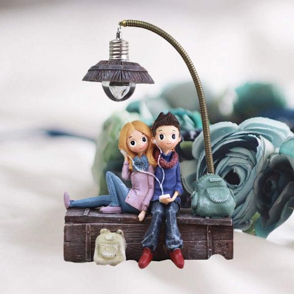 1 stycke Mini Resin Par Ornament, Heminredning Hantverk