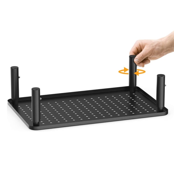 1 monitorstandrør, justerbar computermonitorstand,