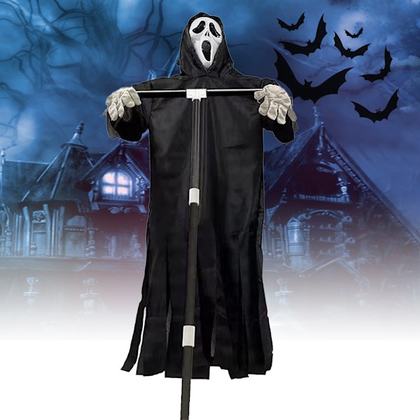 Aavepuku linnunpelätin lintu pastoraalinen suojaus halloween huuto aave