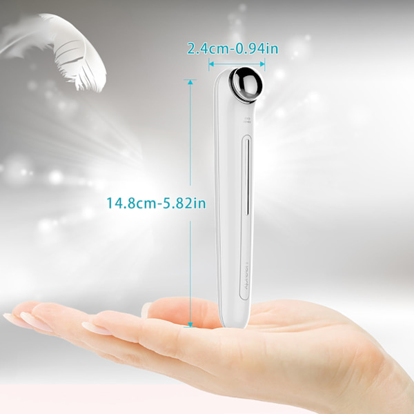 Massage Pen Introduktionsinstrument Øjenmassage Øjenskønhedsinstrument Fjerner Linjer og Reducerer Poser under Øjnene og Fjerner