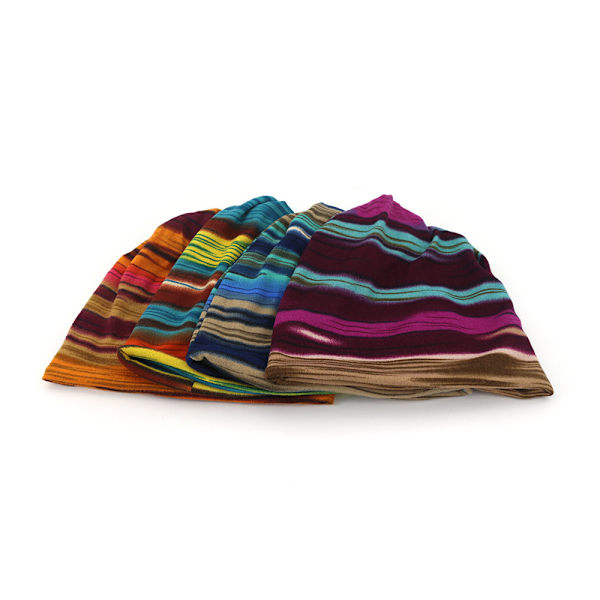 1 stk Pullover-lue med bokstavtrykk, vridd lue, hals, dobbel bruk -
