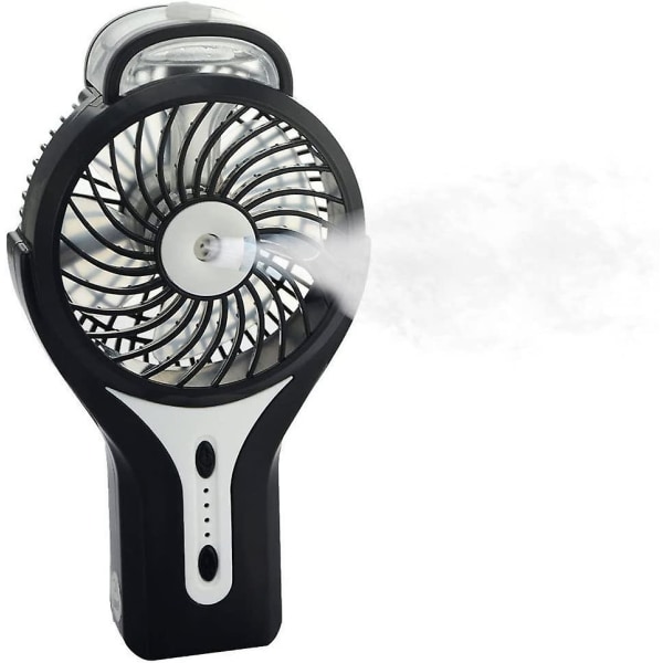 Dww-Mini ventilateur brumisateur portable USB avec brume de refroidissement personnelle - Batterie rechargeable - Ventilateur de refroidissement porta