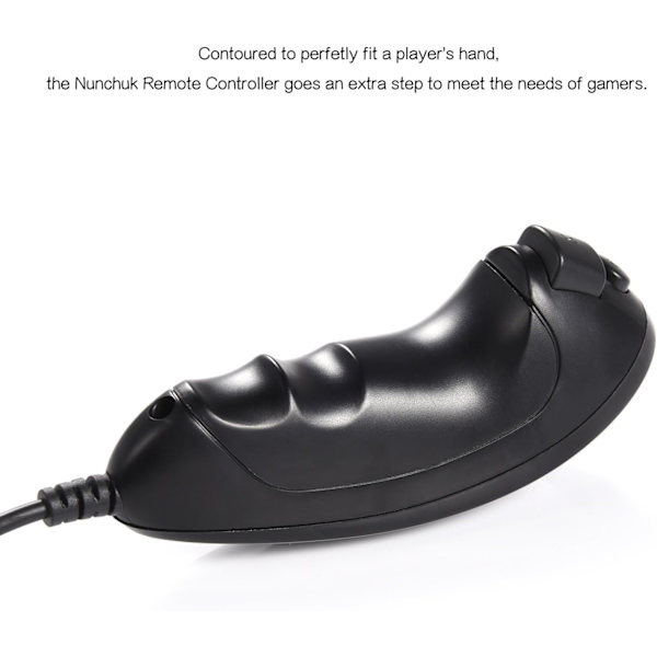 Wii Nunchuck Controller, 2 pakker erstatnings-Nunchuk-controller
