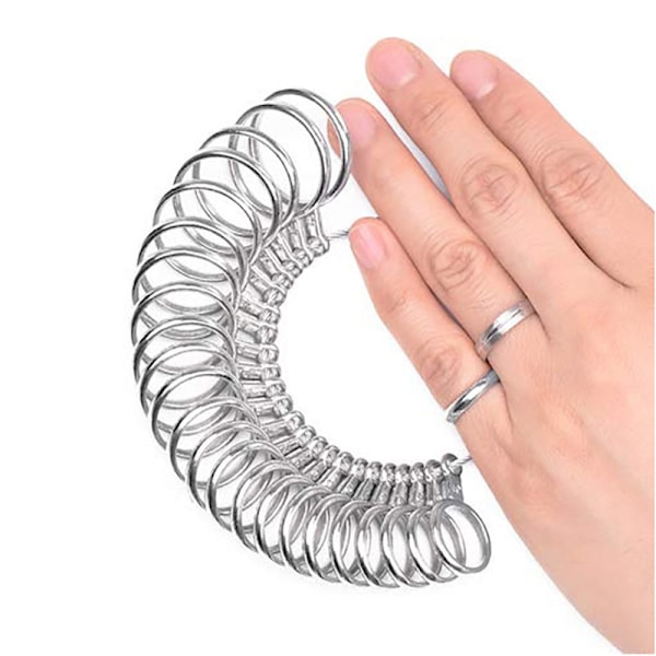Måleskåler Kit Verktøy for måling av ringdiametre, finger