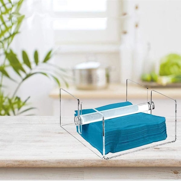 1 kpl (Kirkas) Kirkas Akryyli Napkinpidin, Lounastaulupaperi