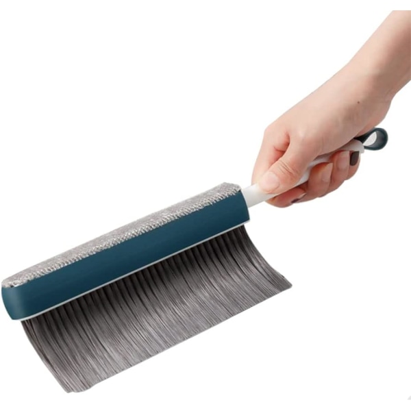 1 blue bed cleaning brush, sofa hair removal and dust removal