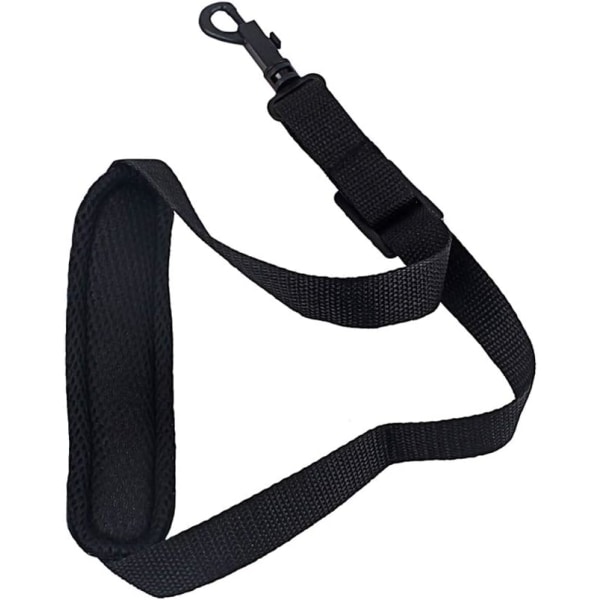 1 black saxophone neck strap for saxophone leather parts