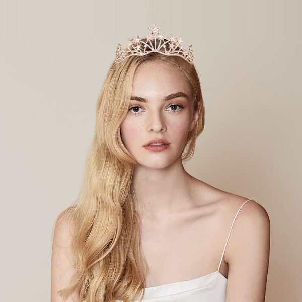 1 hovedbeklædning hovedbeklædning krystal rhinestone hårtilbehør til kvinder,