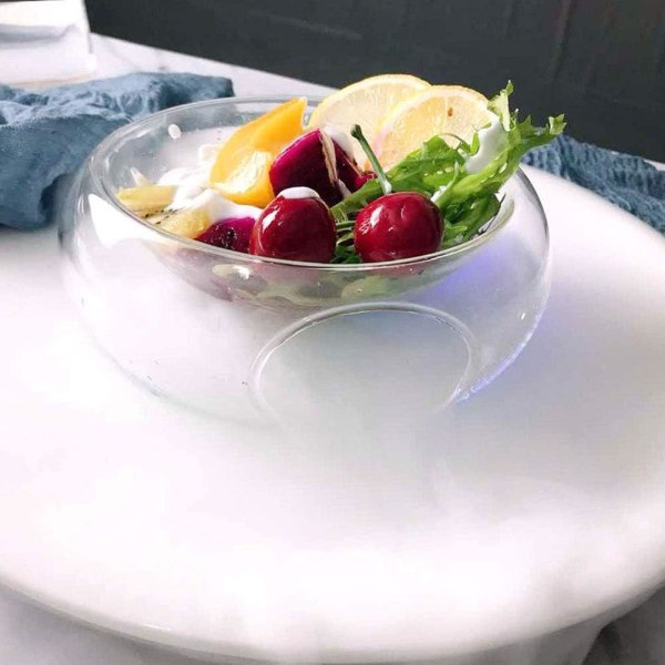 1 Creative Molecular Food Transparent Glasskål Hotell Torris