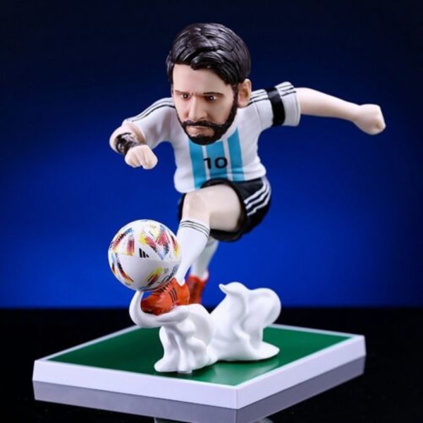 Qatar 2022 VM Messi Argentina 10 Fodboldspiller Fodbold Figur Legetøj Gave