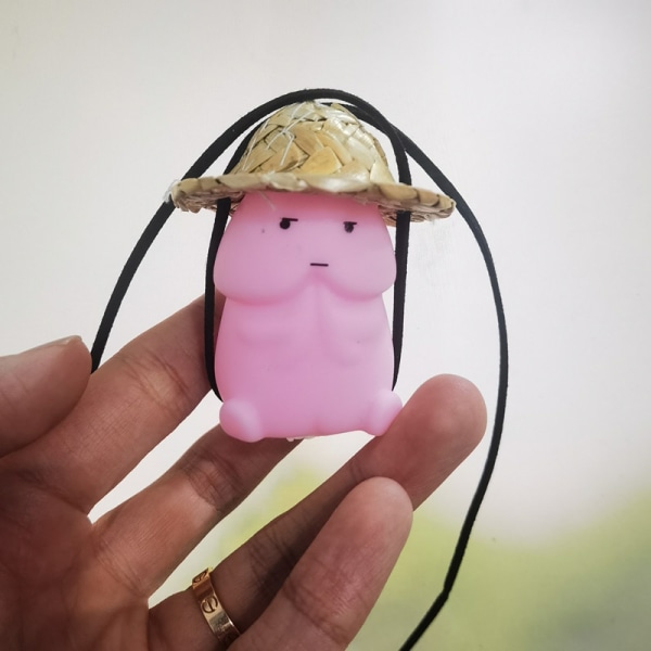 Bilbackspegeltillbehör, bilhängande dekorationer, rosa bilinredning