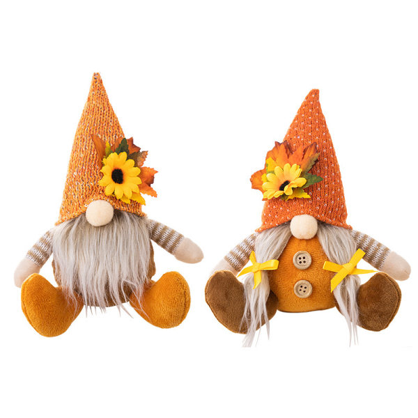Juldekorationsserie - Dock Thanksgiving Stickad Hatt