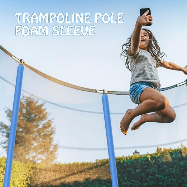 5 stycken trampolinhoppstångsskydd i skum för trampolin