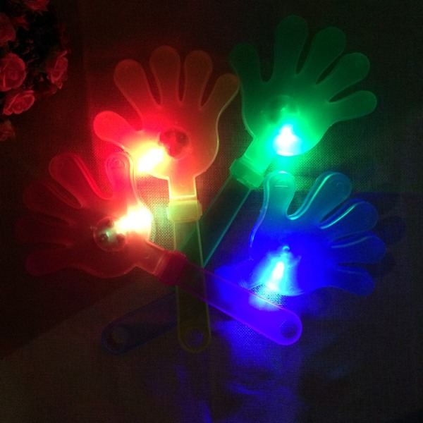 Mini Håndklapper, Blinkende LED Klapper Klappende Håndklapper