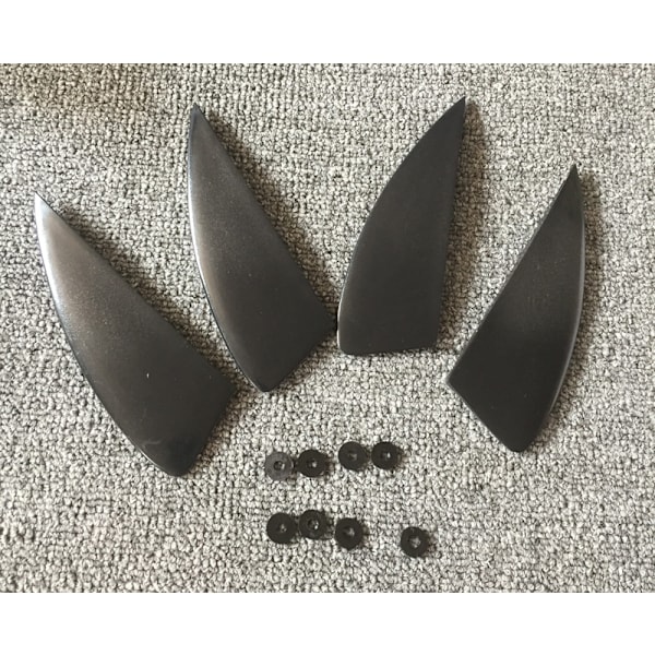 4-delt Surf Kiteboard Hale-rorsett Split Rudder Waveboard
