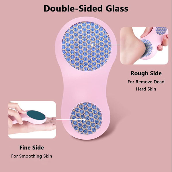 1 stykke hard hud flassfjerner, nano glass fot skrape hard