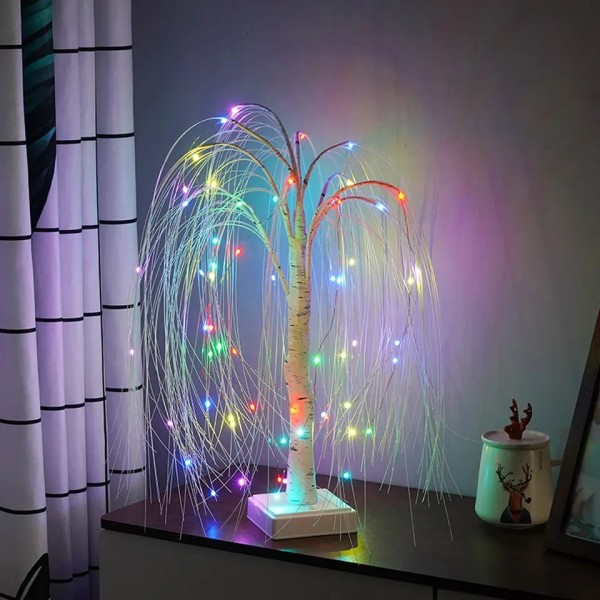 1 st Fairy Light, 50cm LED Mini Julgran Light Willow