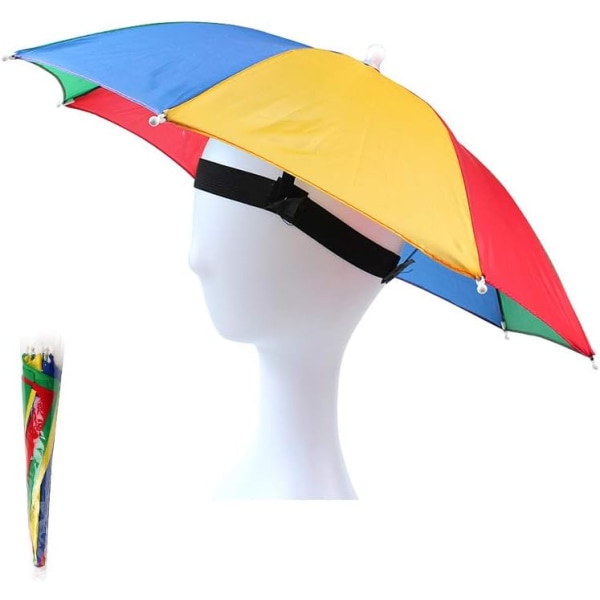 1 Rolig paraplyhatt Vuxen hopfällbar hatt Beach Fishing Golf Party