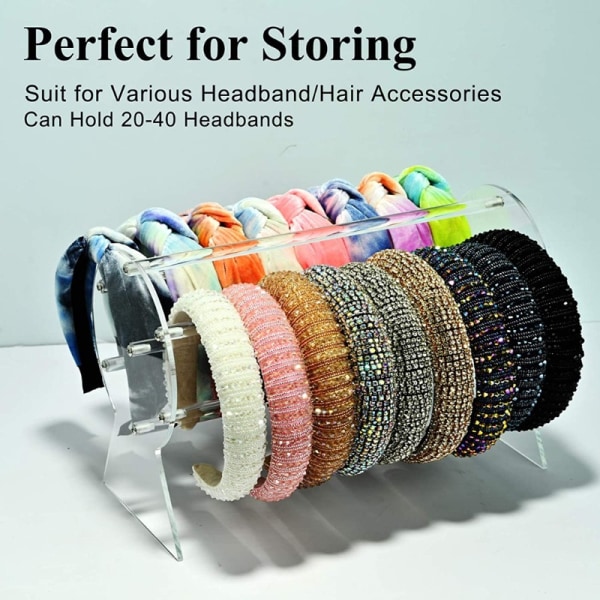 1 acrylic hair hoop bracelet display rack storage rack hair