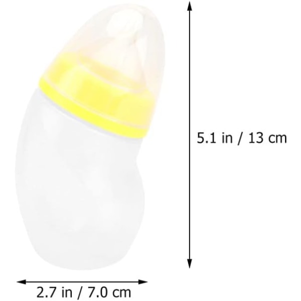 2 lemmikkieläinten ruokintapulloa, hoitopulloa, 180ML kaareva kissanpentu ja