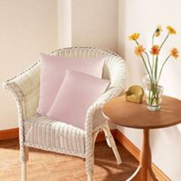 (Rosa) Sammetskuddfodral 50x50 cm Dekorativ Soffa Heminredning Kuddfodral Supermjuk Heminredning Vardagsrum Sovrum S