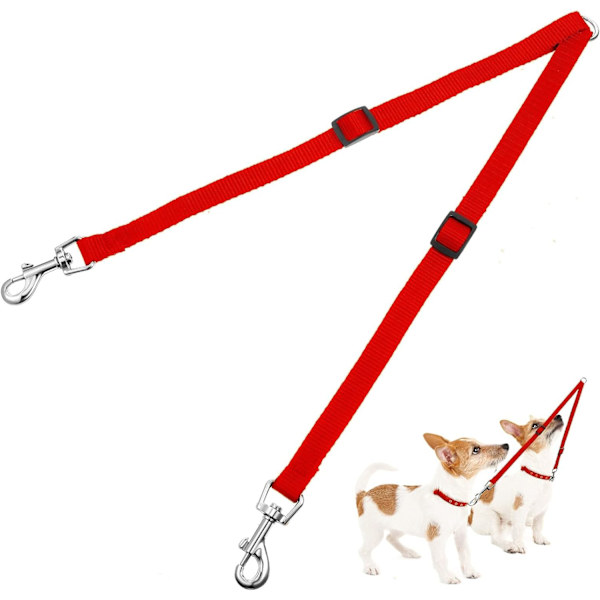 Dobbel Justerbar Hundetreningskobbel Dobbel Deler Flokefri
